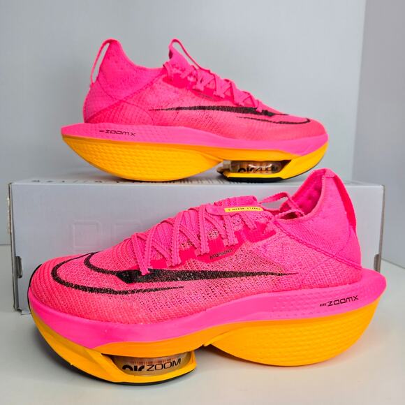 Nike Air Zoom Alphafly Next% 2 Hyper Pink Size 9 Women / Size 7.5 Men - Picture 1 of 8